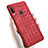 Soft Silicone Gel Leather Snap On Case Cover for Samsung Galaxy A70 Red