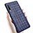 Soft Silicone Gel Leather Snap On Case Cover for Samsung Galaxy A70S Blue