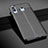 Soft Silicone Gel Leather Snap On Case Cover for Samsung Galaxy M40 Black