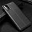 Soft Silicone Gel Leather Snap On Case Cover for Samsung Galaxy M51 Black