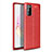 Soft Silicone Gel Leather Snap On Case Cover for Samsung Galaxy Note 20 Plus 5G Red
