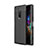 Soft Silicone Gel Leather Snap On Case Cover for Sony Xperia 1 Black