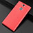 Soft Silicone Gel Leather Snap On Case Cover for Sony Xperia XA2 Red