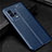 Soft Silicone Gel Leather Snap On Case Cover for Vivo iQOO 8 5G Blue