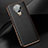 Soft Silicone Gel Leather Snap On Case Cover for Vivo Nex 3S Black