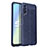 Soft Silicone Gel Leather Snap On Case Cover for Vivo Y51s 5G Blue