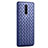 Soft Silicone Gel Leather Snap On Case Cover for Xiaomi Mi 9T Blue