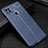 Soft Silicone Gel Leather Snap On Case Cover for Xiaomi POCO C3 Blue