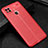 Soft Silicone Gel Leather Snap On Case Cover for Xiaomi POCO C3 Red
