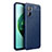 Soft Silicone Gel Leather Snap On Case Cover for Xiaomi Redmi 10 5G Blue