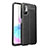 Soft Silicone Gel Leather Snap On Case Cover for Xiaomi Redmi Note 10 5G Black
