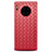 Soft Silicone Gel Leather Snap On Case Cover H01 for Huawei Mate 30 5G Red