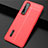 Soft Silicone Gel Leather Snap On Case Cover H01 for Oppo Find X2 Pro Red