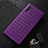 Soft Silicone Gel Leather Snap On Case Cover H01 for Samsung Galaxy Note 10 5G Purple