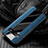 Soft Silicone Gel Leather Snap On Case Cover H01 for Samsung Galaxy S10 5G Blue