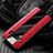 Soft Silicone Gel Leather Snap On Case Cover H01 for Samsung Galaxy S10 5G Red