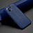 Soft Silicone Gel Leather Snap On Case Cover H01 for Xiaomi Mi 11 Lite 5G NE Blue