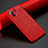 Soft Silicone Gel Leather Snap On Case Cover H01 for Xiaomi Mi 11 Lite 5G NE Red