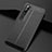 Soft Silicone Gel Leather Snap On Case Cover H01 for Xiaomi Mi Note 10 Pro Black