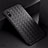 Soft Silicone Gel Leather Snap On Case Cover H01 for Xiaomi Redmi 9i Black