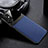 Soft Silicone Gel Leather Snap On Case Cover H02 for Apple iPhone 11 Blue