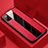 Soft Silicone Gel Leather Snap On Case Cover H02 for Huawei Honor V30 5G Red