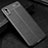 Soft Silicone Gel Leather Snap On Case Cover H02 for Xiaomi Redmi 9i Black