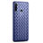 Soft Silicone Gel Leather Snap On Case Cover H02 for Xiaomi Redmi Note 8 (2021) Blue