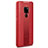 Soft Silicone Gel Leather Snap On Case Cover H03 for Huawei Mate 20 X 5G Red