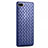 Soft Silicone Gel Leather Snap On Case Cover H03 for Oppo R15X Blue