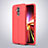 Soft Silicone Gel Leather Snap On Case Cover H04 for Huawei Mate 20 Lite Red