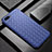 Soft Silicone Gel Leather Snap On Case Cover H04 for Oppo RX17 Neo Blue