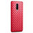 Soft Silicone Gel Leather Snap On Case Cover H04 for Oppo RX17 Pro Red