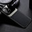 Soft Silicone Gel Leather Snap On Case Cover H04 for Xiaomi Mi 11 Lite 4G Black