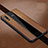 Soft Silicone Gel Leather Snap On Case Cover H05 for Huawei P20 Brown