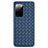 Soft Silicone Gel Leather Snap On Case Cover H05 for Samsung Galaxy S20 Plus Blue