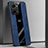 Soft Silicone Gel Leather Snap On Case Cover PB1 for Huawei Honor X7a Blue