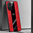 Soft Silicone Gel Leather Snap On Case Cover PB1 for Huawei Honor X7a Red