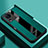 Soft Silicone Gel Leather Snap On Case Cover PB1 for Vivo iQOO Neo7 5G Green