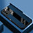 Soft Silicone Gel Leather Snap On Case Cover PB1 for Vivo V27e 5G Blue