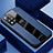 Soft Silicone Gel Leather Snap On Case Cover PB1 for Xiaomi Mi 11i 5G (2022) Blue