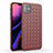 Soft Silicone Gel Leather Snap On Case Cover S01 for Apple iPhone 11 Brown