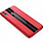 Soft Silicone Gel Leather Snap On Case Cover S01 for Huawei Honor 8X Red