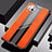 Soft Silicone Gel Leather Snap On Case Cover S01 for Huawei P40 Lite Orange