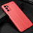 Soft Silicone Gel Leather Snap On Case Cover S01 for Oppo A54s Red