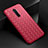 Soft Silicone Gel Leather Snap On Case Cover S01 for Oppo Reno Ace Red