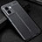 Soft Silicone Gel Leather Snap On Case Cover S01 for Realme Q5i 5G Black