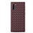 Soft Silicone Gel Leather Snap On Case Cover S01 for Samsung Galaxy Note 10 5G Brown