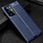 Soft Silicone Gel Leather Snap On Case Cover S01 for Samsung Galaxy Note 20 Ultra 5G Blue