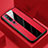 Soft Silicone Gel Leather Snap On Case Cover S01 for Xiaomi Mi 10 Pro Red